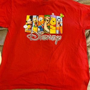 Disney Red tee shirt